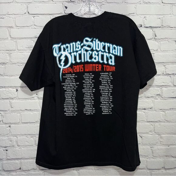 Vintage Y2K Trans-Siberian Orchestra Official Tour T-Shirt Size Large Unisex - Picture 14 of 15